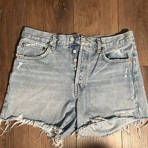 Agolde Parker high rise shorts
